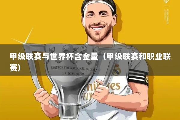 甲级联赛与世界杯含金量(甲级联赛和职业联赛)