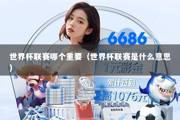 世界杯联赛哪个重要（世界杯联赛是什么意思）